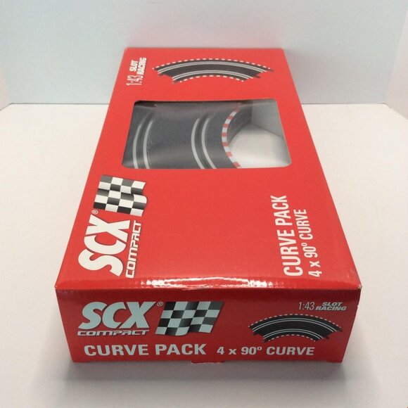 SCX Compact 1:43 Scale Slot Car Racing Track Curve Pack 31380 New In Box - Picture 5 of 6